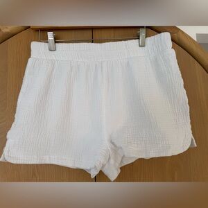 Z Supply White Gauze Women's Shorts Size L